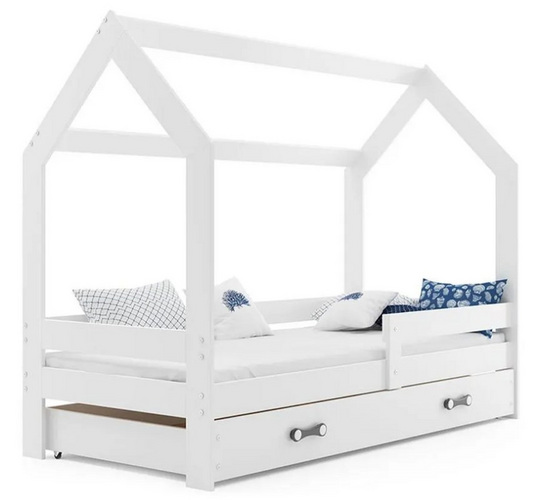 Детская кровать 80 × 160 «Domek» с матрасом
