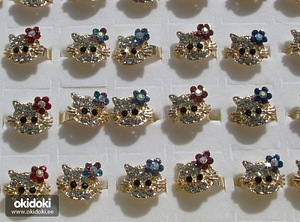 Laste sõrmused Hello Kitty UUS (3 foto / 3)