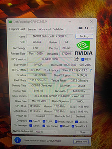 RTX 3060 TI 8gb (2 фото из 2)