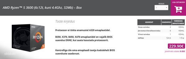 AMD Ryzen ™ 5 3600 (6c12t, до 4,4 ГГц, 32 Мб) - Коробка (фото #3)