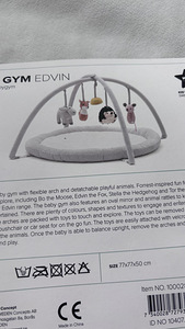 Развивающий коврик шведского бренда Kids Concept, серия Edvi (1 фото из 6)