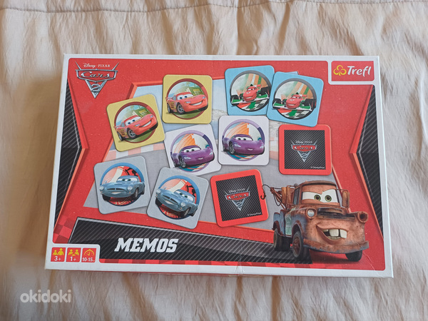 Disney Cars 2 memo lauamäng
