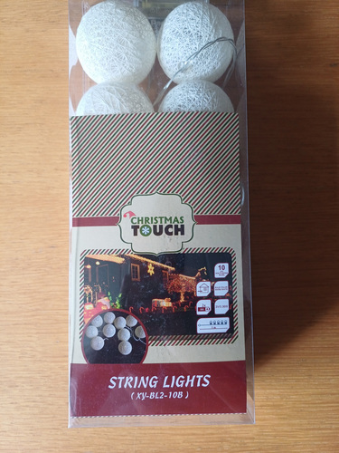 LED-valguspallikett "Christmas Touch"