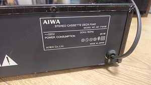 Aiwa AD-F640 Cassette Deck (3 Head) (7 foto / 9)