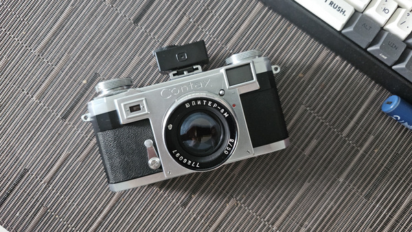 Contax IIA + Jupiter 8M lens