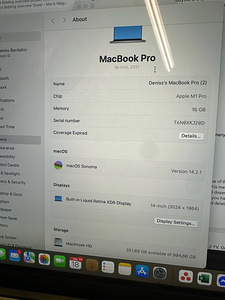 MacBook Pro (14-inch,2021) 1TB (5 foto / 5)