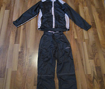 Костюм (куртка + штаны) 140cм темно-синий+беж