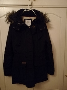Must H&M talvejope 158cm (1 foto / 2)
