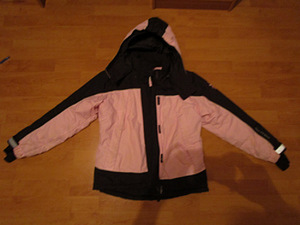 Roosa-pruuniga talvejope H&M, 146cm (1 foto / 3)