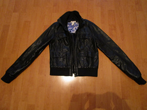 Must nahkjope/ nahktagi H&M, 158cm (1 foto / 3)