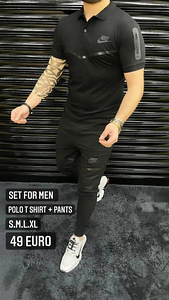 Meeste polo ülikond T-särk + Nike püksid, uued. (1 foto / 2)