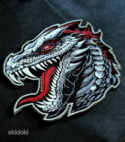 Кром Дракон нашивка (iron-on)