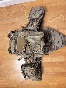 AVS, military vest, plate carrier, platikandja, airsoft (2 foto / 5)