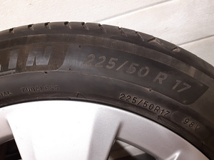 Audi диски5 × 112R 17 + ШИНЫ MICHELIN (10 фото из 10)