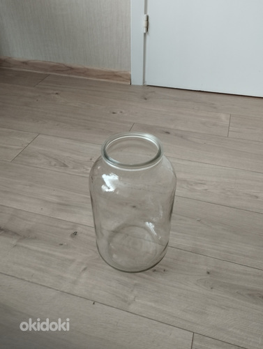 5-liitrine klaaspurk