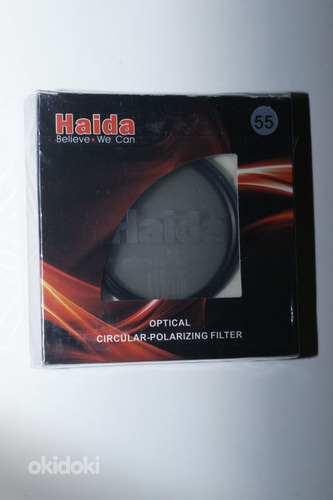 Циркулярный поляризатор HAIDA 55 мм, нераспечатанный в магазине (фото #1)