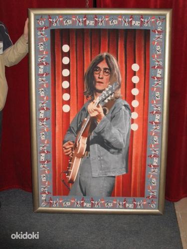 Портрет John Lennon печать на ткани в раме 146х96 cм (фото #2)