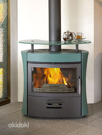 Керамическая печь камин Romotop COTOPAXI керамика