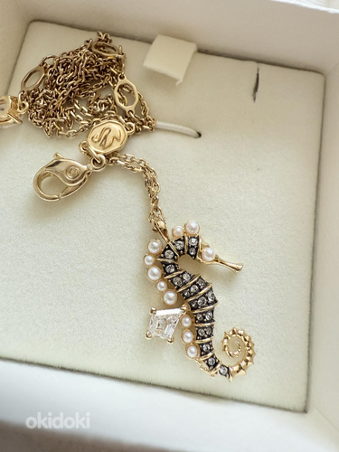 UUS Swarovski seahorse kaelakee