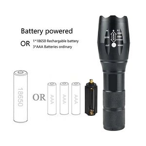 LED taskulamp lanterna, T6-1000 lm, uus (4 foto / 9)