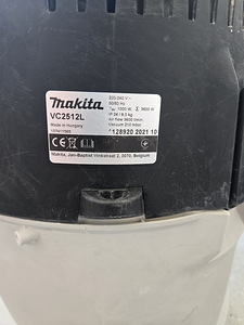Makita vc2512l (5 foto / 5)