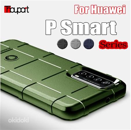 Huawei P Smart S, чехол, цвет милитари зеленый (фото #3)