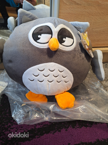 Emotion Owl Dull Pehme mänguasi + pleed (130 x 180 cm) (foto #3)