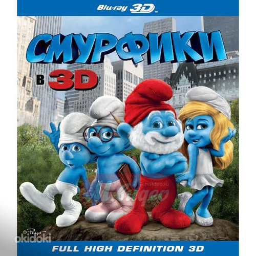 3D/2D Blu-Ray мультфильмы