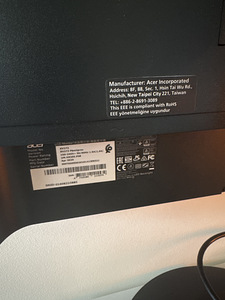 Acer XV272 Pbmiiiprzx 27” Full HD 144 Hz mängurimonitor (3 foto / 3)