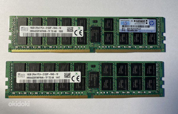 SK Hynix 16GB DDR4 mälu