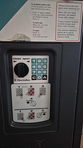 Electrolux safe (elektroonilise lukuga) (4 foto / 5)