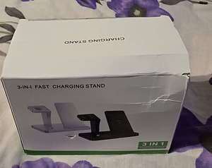 3in1 Fast Wireless Charger Station Dock For Samsung,Apple (9 foto / 10)