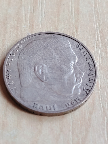 2 рейсмарки серебро.1938 год. Берлин.