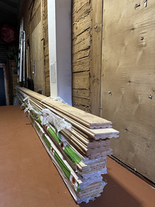 Половая доска Ель 28X145X5400mm Põrandalaud Kuusk (1 фото из 2)