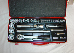 Padrunvõtmete komplekt Qvalda 31-osaline 1/2'' & 1/4'' (3 foto / 3)