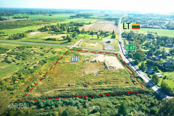 Zemes gabals Bauskā ar gatavu infrastruktūru