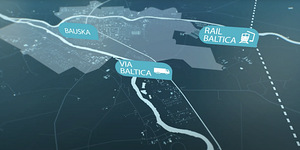 Zemes gabals Bauskā ar gatavu infrastruktūru (9 foto no 14)