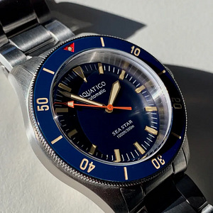 Aquatico Sea Star V2 Blue Ceramic Bezel sukeldumiskell (2 foto / 10)