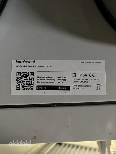 Komfovent VERSO R 1300 L1