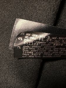 Zara wool coat black xs (6 foto / 6)