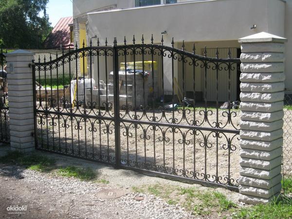 Ворота, заборы, козырьки и прочие металлоконструкции (фото #7)