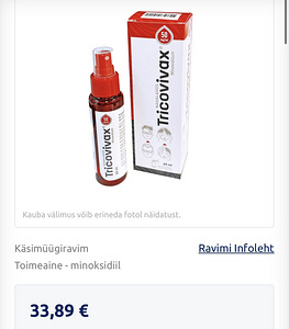 Tricovivax alopeetsia vastu 3x50ml + 1x60ml (3 foto / 3)