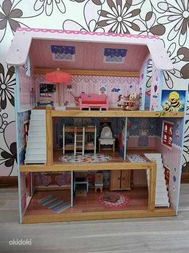 Кукольный домик, 3 этажа, с мебелью (фото #3)