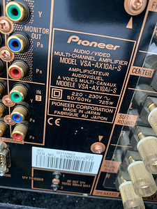 Pioneer vsa-ax10ai high end receiver (4 foto / 9)