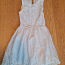Белое платье zara xs size (фото #1)