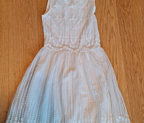 Белое платье zara xs size