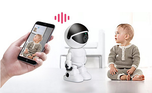 Nutikas mootoriga roboti IP kaamera, 1080p, WiFi, P2P, PTZ (6 foto / 9)