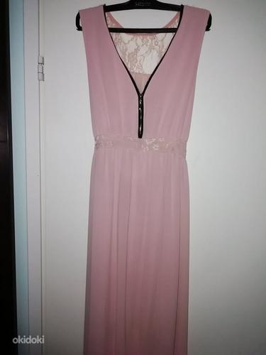 Roosa õhuline maani kleit - suurus S/M (foto #1)