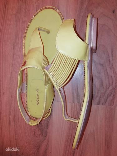 Стильные желтые сандалии, 37 (фото #3)
