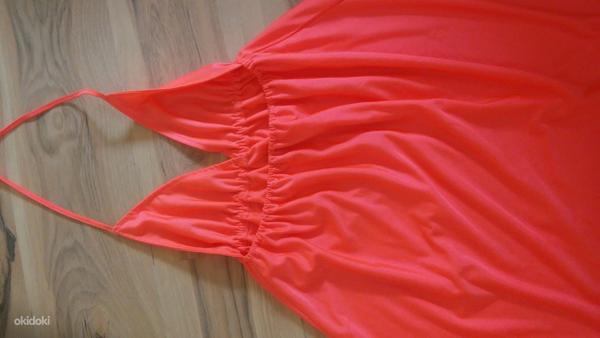 Оранжевое платье s. M (фото #3)